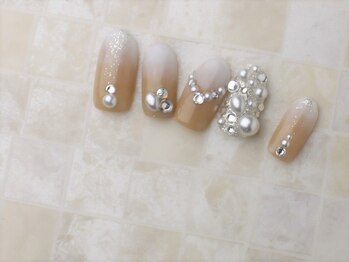 ネイルサロン ブランロール 白金店(Nail Salon Blanl'or)/パール埋め尽くしネイル