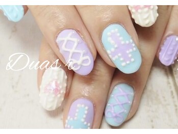 デュアスアール チャンドラ(DuasR chandra)/ゆめかわニットネイル