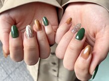 ア―ジュポシェフリル 天神西通り店(age poche Frill)/秋ネイル