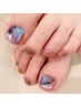 ＊FOOT＊定額親指アート（フットバス・甘皮ケア付き）90分 ¥11000
