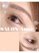 サロン アンネ(Anne)/まゆげとまつパでめいくの時短に