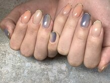 ブルームボーテ 北堀江(bloombeaute)/縦グラネイル