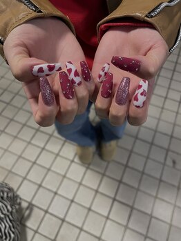 Mネイルアンドカフェ シェレステ/ハート