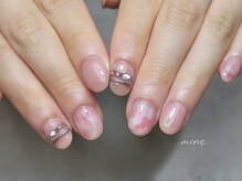 ミンスネイル(Mins Nail)/ピンクマーブル