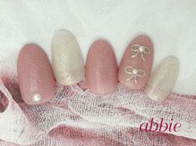 ネイルサロン アビー グランデュオ蒲田店(abbie)/ラフリボン◇¥9009