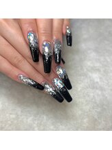 ラピス(Lapis)/長さだし/ブラックネイル/冬