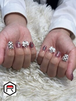 東海最大級ネイルサロン by レディスペネイル 名駅店/リボンネイル