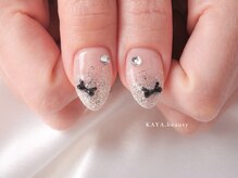 カヤビューティー 六本木(KAYA.beauty)/ラメグラxリボン