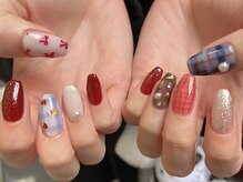 持ち込みデザインOK♪ジェル以外にもケアメニューあります◎