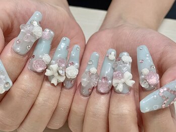 ユラリーナ(YURALINA)の写真/長さ出しで痛ネイルやy2kをより楽しむ！持ち込みOK★あなたの「やりたい」を叶える推し活サロン♪