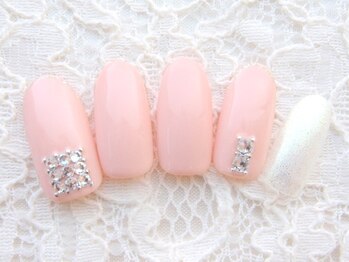 コエル(coel)/ヌーディーカラーストーンネイル