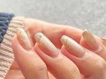 ネイルニコ(nail nico)/しゅわしゅわマグネットフレンチ
