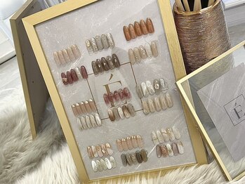 エクラ(eclat)の写真/ニュアンスやトレンドデザインまで豊富なアートサンプルをご用意！カラー変更も◎お気に入りに出会える★