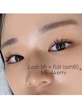 アイラッシュサロン ミー(ME)/パーマ×フラットラッシュ80本