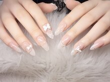 スノーネイルサロン 新宿店(Snow nail salon)/キルティング/ハート組み合わせ