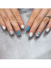 ブランクチュール(Nailsalon Blanc Couture)/ハート　リボン　