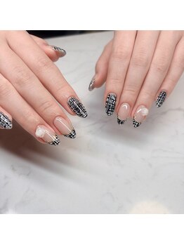 エンズネイル(O’s nail)/ツイードネイル