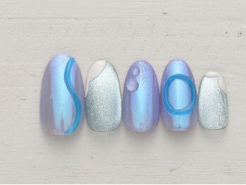 ネイルミックス 宇都宮インターパーク店(Nail Mix)/オーロラ×マグネット　5990円