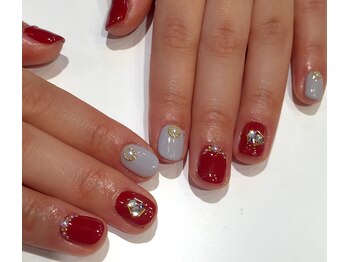 アース ネイルアイラッシュ 前橋店(EARTH Nail&Eyelash)/パーツデザイン￥12000