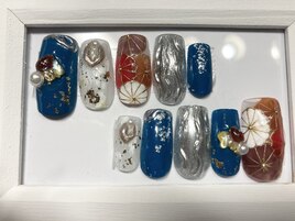 成人式ネイルチップ　☆