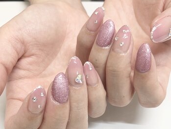 クラル 平塚店(CURAR)/キラリ☆ピンクネイル