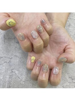ネイルサロンファストネイルプラス 新宿店(FAST NAIL PLUS)/2024夏ネイル【ニュアンス】