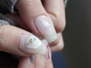 ミニョン 北堀江(mignon)/ゆきだるまネイル