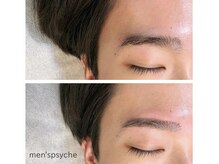 メンズプシュケ(men's PSYCHE)/平行ストレート眉