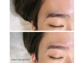 メンズプシュケ(men's PSYCHE)/平行ストレート眉