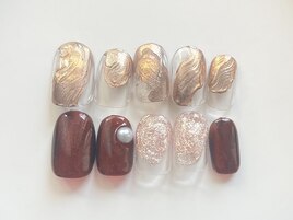 ミラー×ボルドーマグネット