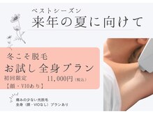 脱毛は毛を無くすだけじゃない。美肌毛穴レス/部分脱も大人気♪