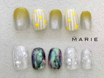 ザ マリー 三条店(THE MARIE)の写真/【初回オフ¥0】ショートネイルに映えるアートが豊富★シンプルでハイセンスなデザインはオフィスにも◎