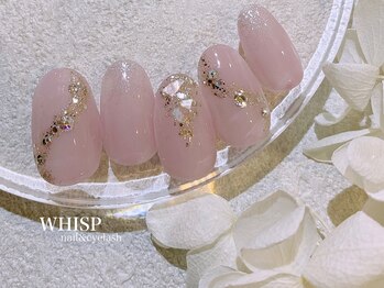 ウィスプ(WHISP)/ピンクラメネイル/パラジェル