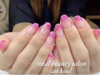 アンクール(an kool)/【ネイル】シェルフレンチ