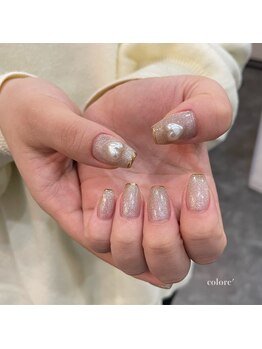 コロレ(colore')/パールハートネイル
