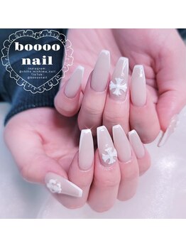 ブーネイル(boooo nail)/クロムのスキニーフレンチ♪