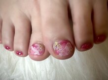 アミュリー ネイル アトリエ(Amury nail atelier)/ニュアンス マーブル ピンク