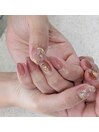 大理石風ネイル