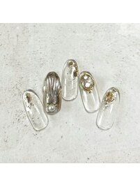 パープルシェルネイル