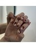 人気デザイン♪オーダー多数☆【ショートにもおすすめ】もやもやネイル