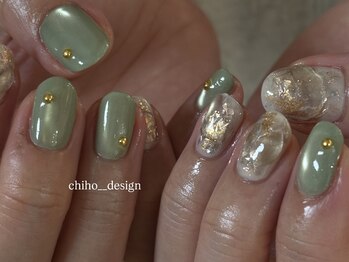 メルファッジ(mer fudge)/春ニュアンスネイル