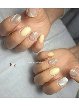 フィグ(Fig)/monthly design 