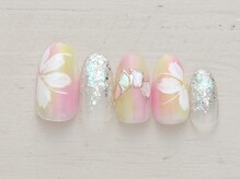 ネイルミックス 宇都宮インターパーク店(Nail Mix)/お花×シェル 5990円