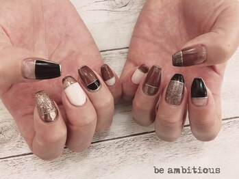 ネイルサロンアンドスクール ビーアンビシャス(be ambitious)/持ち込みデザインコース★