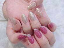 ラルネイル 大宮(Lull. nail)/＃うる艶＃ミラーネイル
