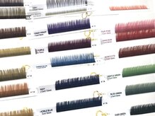 ミニョンアイラッシュデザインサロン　北花田店/フラットマットラッシュカラー♪