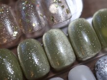 クロ(KURO)/KUROホリデーネイルgreen