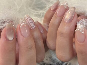 アイネイルズ 渋谷店(I nails)/【Karin.m】ツイードマグネット