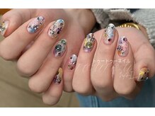 トゥートゥー(TOUTOU)/カラフルなクロムネイル