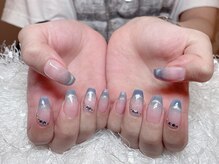 レアネイル 新宿(le'a nail)/マグネットフレンチネイル